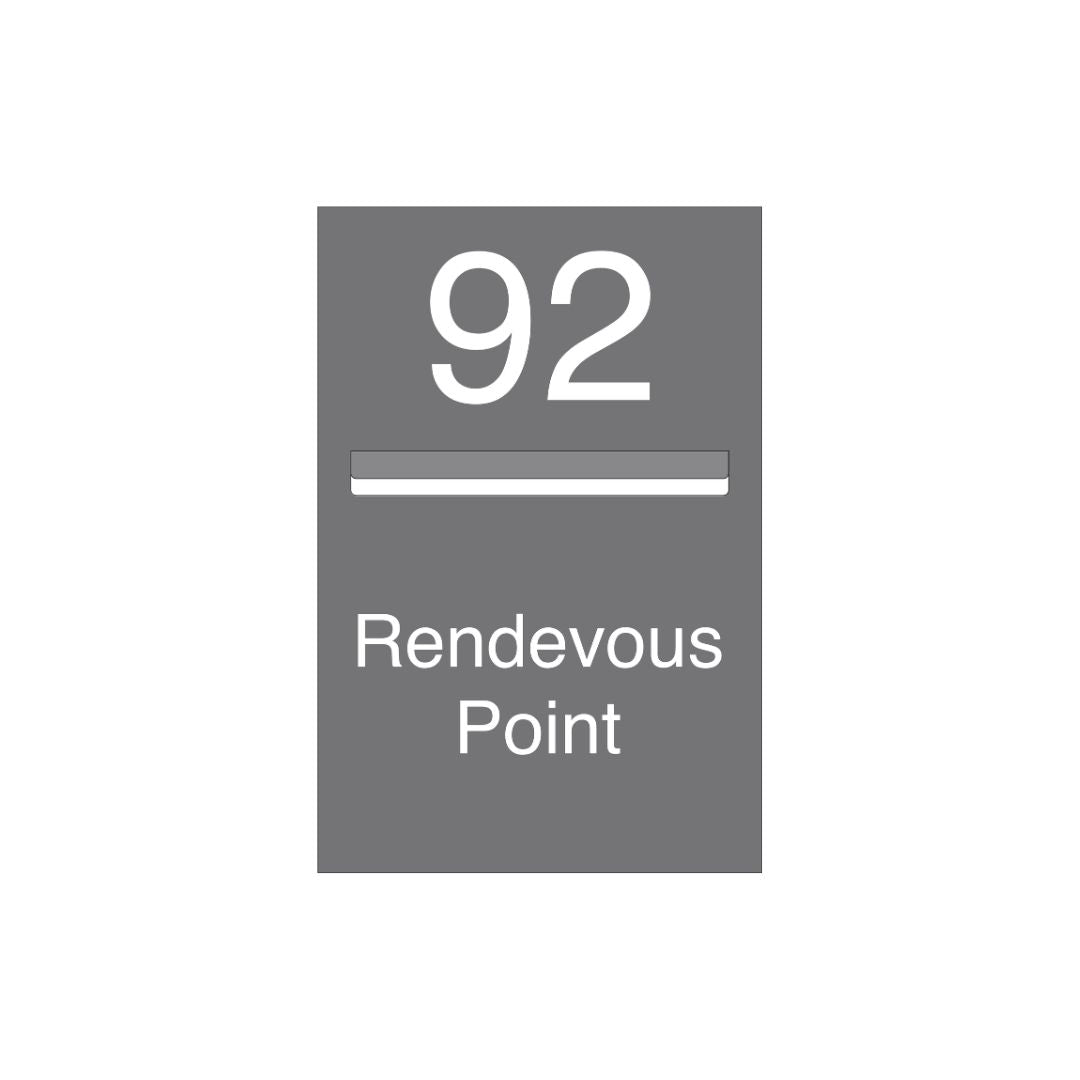 Basalt Powder-Coated Aluminium Letterbox Faceplate 400 x 600mm - 340 Slot