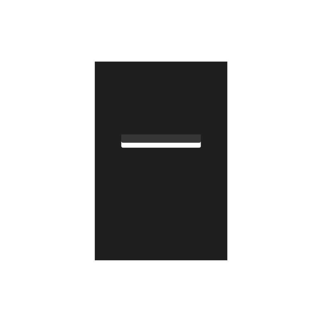 Black Powder-Coated Aluminium Letterbox Faceplate 400 x 600
