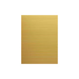 Gold Aluminum Address Sign with Vinyl Text 450 x 600