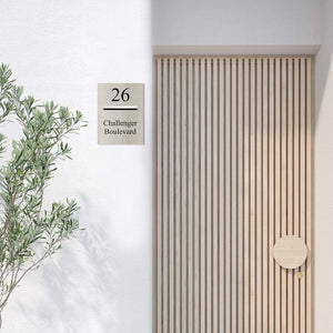 Marine Grade Brushed Stainless Steel Letterbox Faceplate 450 x 600mm (Laser Etched) - 340 Slot