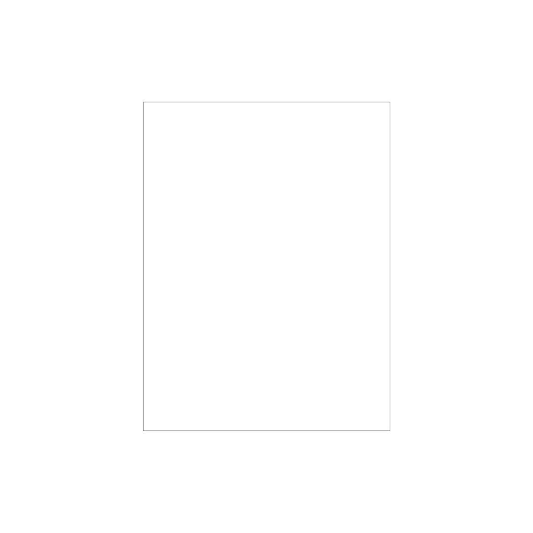 White Colorbond Steel Address Sign with Vinyl Text - 450 x 600mm