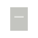 Shale Grey Powder-Coated Aluminium Letterbox Faceplate 450 x 600 - 240 Slot