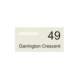 Surfmist Powder-Coated Aluminium Letterbox Faceplate (600 x 300) - 240 Slot LHS