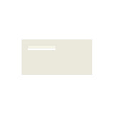 Surfmist Powder-Coated Aluminium Letterbox Faceplate (600 x 300) - 240 Slot LHS