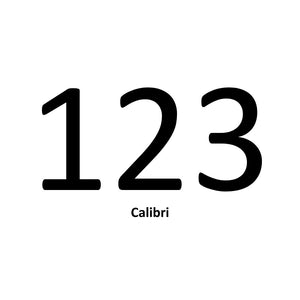 Custom 120mm Vinyl House Number