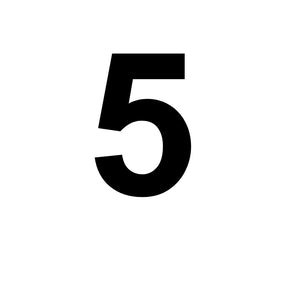 Custom 150mm Vinyl House Number