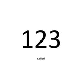 Custom 75mm Vinyl House Number