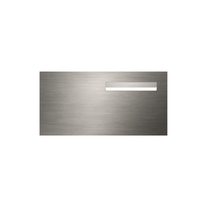 Marine Grade Brushed Stainless Steel Letterbox Faceplate 600 x 300 (Laser Cut) - 240 Slot