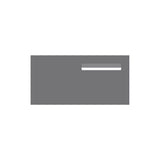 Basalt Powder-Coated Aluminium Letterbox Faceplate (600 x 300) - 240 Slot