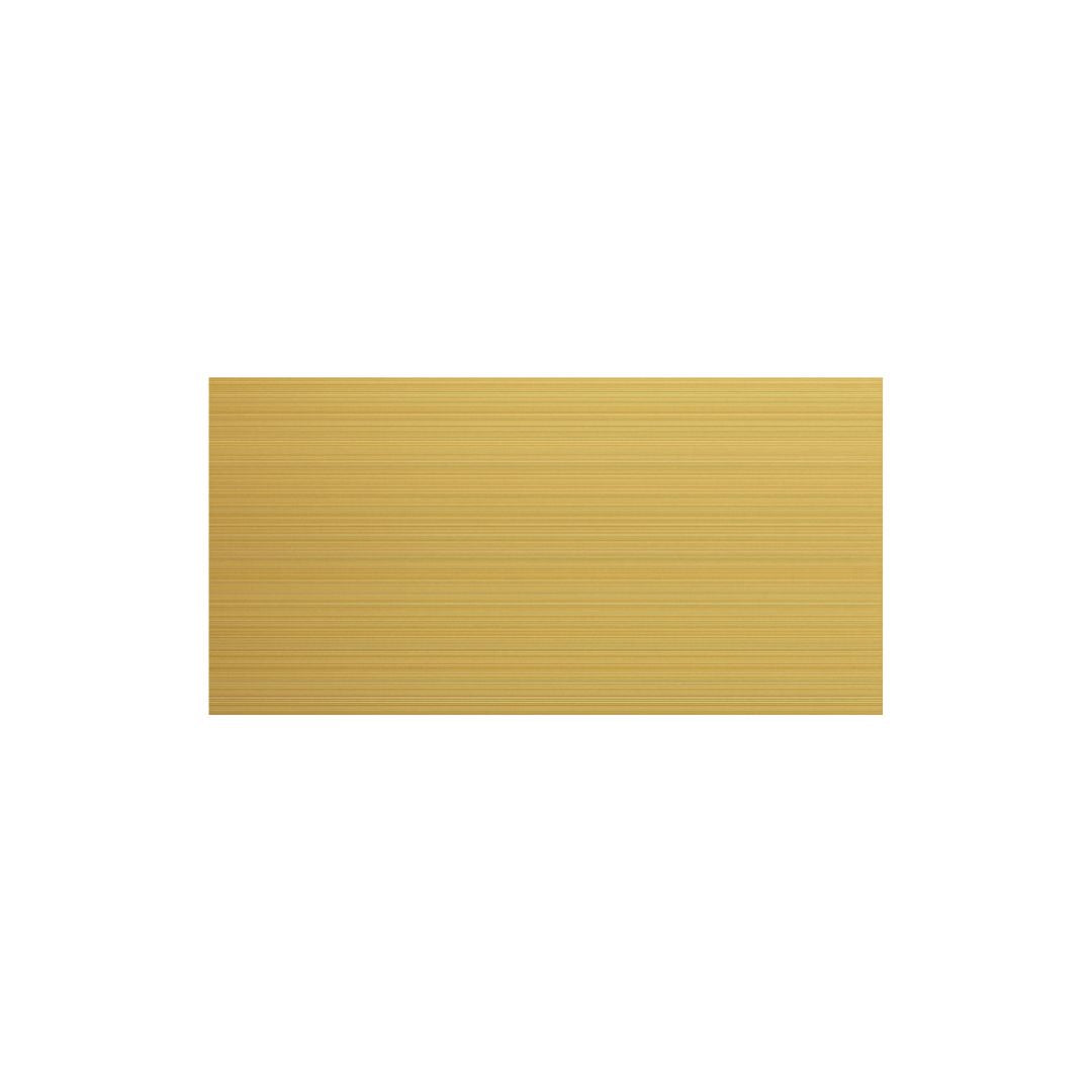 Gold Aluminum Address Sign with Vinyl Text 600 x 300mm