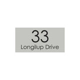 Shale Grey Colorbond Steel Address Sign with Vinyl Text 600 x 300