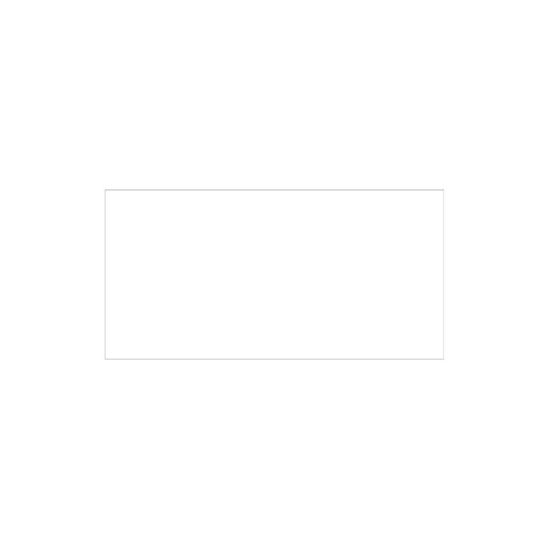 White Traffolyte Address Sign with Black Engraved Text - 600 x 300mm