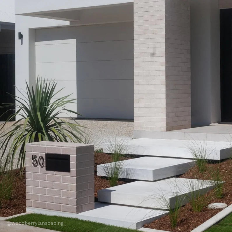 Milkcan Palazzo Black Brick A4 Letterbox