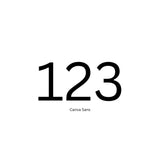 Custom 75mm Vinyl House Number