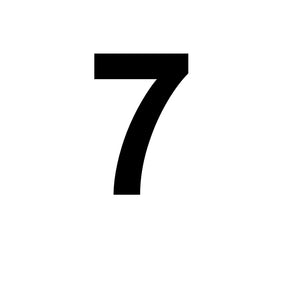 Custom 150mm Vinyl House Number