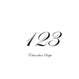 Custom 75mm Vinyl House Number