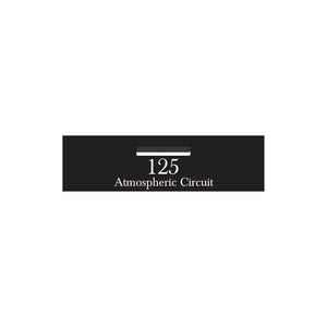 Black Powder-Coated Aluminium Letterbox Faceplate 900 x 250 - 240 Central Slot