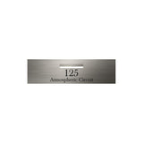 Marine Grade Brushed Stainless Steel Letterbox Faceplate 900 x 250 (Laser Etched) - 240 Central Slot