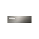 Marine Grade Brushed Stainless Steel Letterbox Faceplate 900 x 250mm (Laser Etched) - 240 Slot LHS