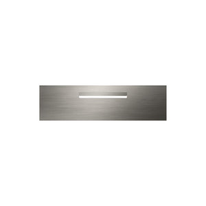Marine Grade Brushed Stainless Steel Letterbox Faceplate 900 x 250 (Laser Etched) - 340 Central Slot