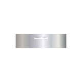 Marine Grade Mirror Polished Stainless Steel Letterbox Faceplate 900 x 250 (Laser Etched) - 240 Central Slot