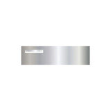 Marine Grade Mirror Polished Stainless Steel Letterbox Faceplate 900 x 250 (Laser Cut) - 240 Slot LHS