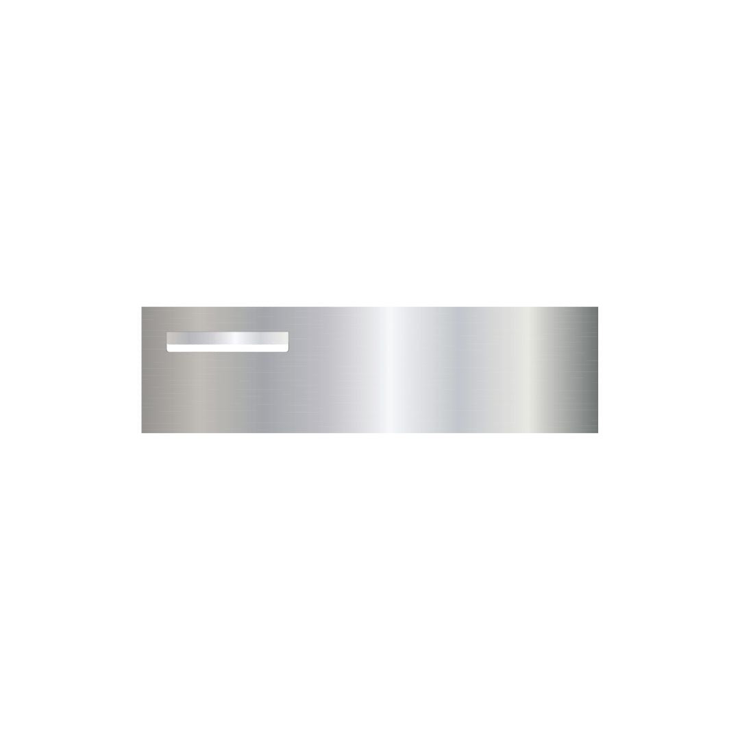 Marine Grade Mirror Polished Stainless Steel Letterbox Faceplate 900 x 250 (Laser Cut) - 240 Slot LHS