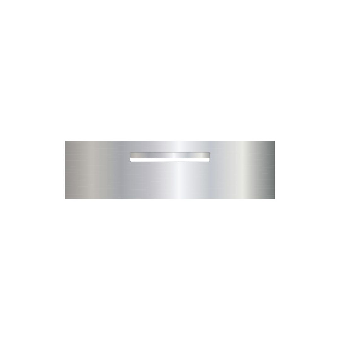 Marine Grade Mirror Polished Stainless Steel Letterbox Faceplate 900 x 250 (Laser Etched) - 340 Central Slot