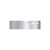 Marine Grade Mirror Polished Stainless Steel Letterbox Faceplate 900 x 250 (Laser Etched) - 340 Slot