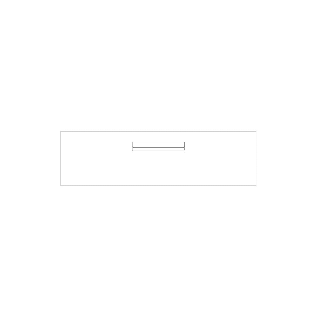 White Powder-Coated Aluminium Letterbox Faceplate 900 x 250 - 240 Central Slot