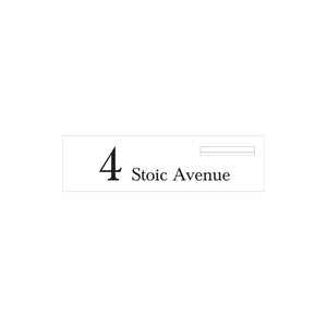 White Powder-Coated Aluminium Letterbox Faceplate 900 x 250 - 240 Slot