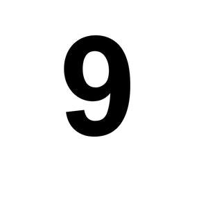 Custom 150mm Vinyl House Number