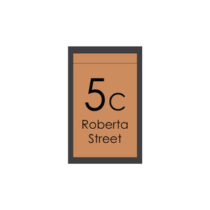 Austin Custom Address Decal Sticker