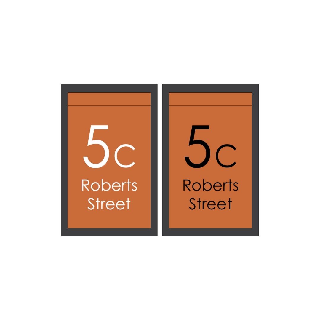 Austin Custom Address Decal Sticker