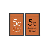 Austin Custom Address Decal Sticker