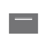 Basalt Powder-Coated Aluminium Letterbox Faceplate 400 x 280