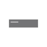 Basalt Powder-Coated Aluminium Letterbox Faceplate 900 x 250 - 240 Slot LHS