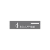 Basalt Powder-Coated Aluminium Letterbox Faceplate 900 x 250 - 240 Slot