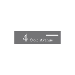 Basalt Powder-Coated Aluminium Letterbox Faceplate 900 x 250 - 240 Slot