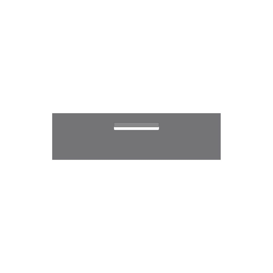 Basalt Powder-Coated Aluminium Letterbox Faceplate 900 x 250 - 240 Central Slot