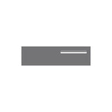 Basalt Powder-Coated Aluminium Letterbox Faceplate 900 x 250 - 340 Slot