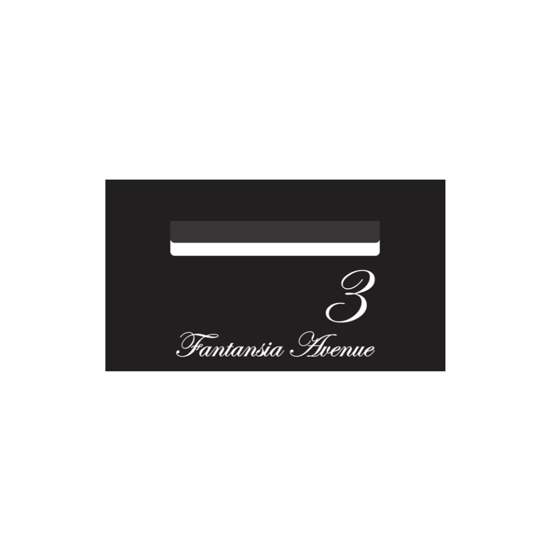 Black Powder-Coated Aluminium Letterbox Faceplate 390 x 220 - 240 Slot