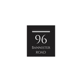 Black Powder-Coated Aluminium Letterbox Faceplate 390 x 430mm - 240 Slot