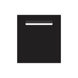 Black Powder-Coated Aluminium Letterbox Faceplate 390 x 430