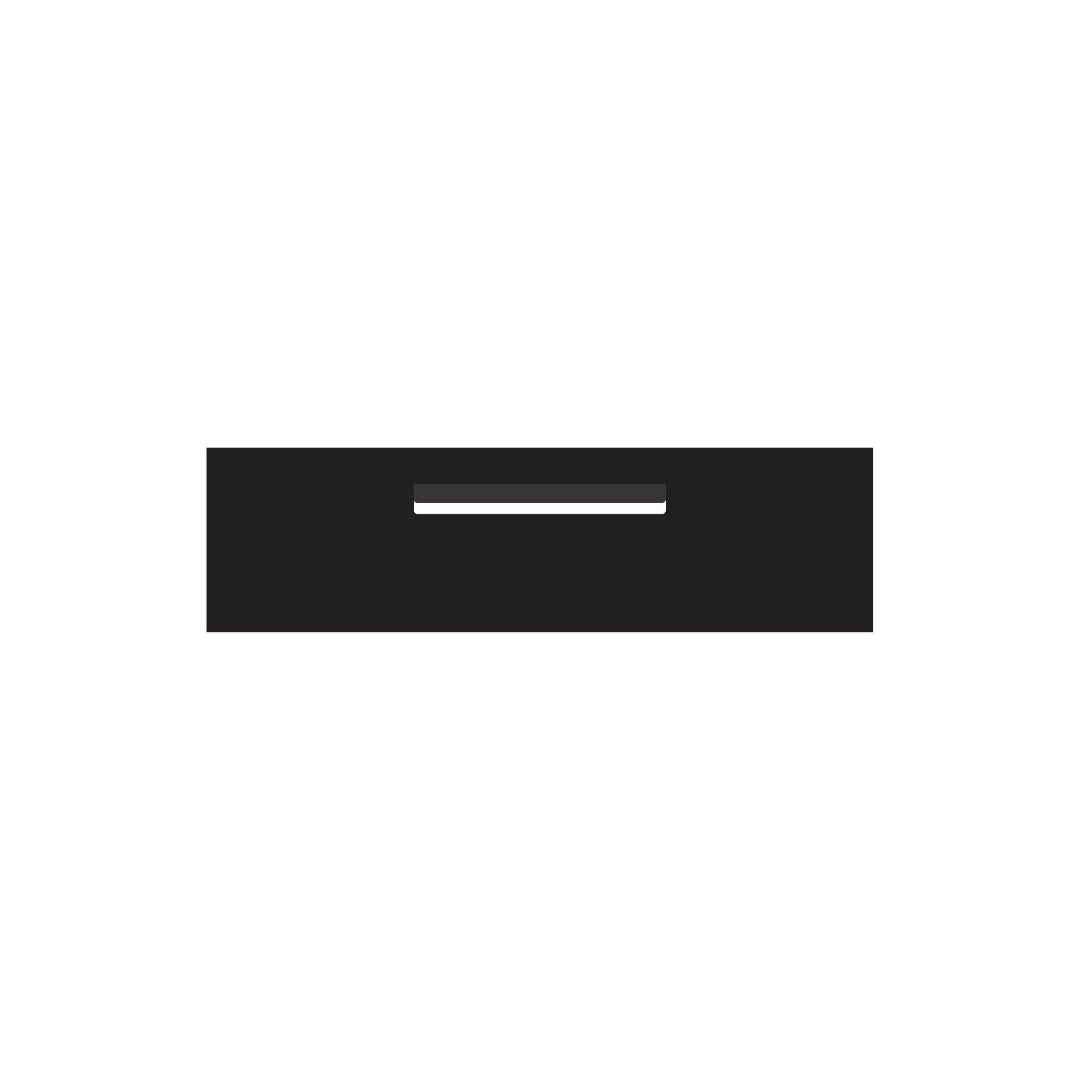 Black Powder-Coated Aluminium Letterbox Faceplate 900 x 250