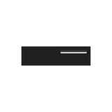 Black Powder-Coated Aluminium Letterbox Faceplate 900 x 250 - 340 Slot