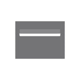 Basalt Powder-Coated Aluminium Letterbox Faceplate 290 x 220 with 240 Slot