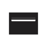 Black Powder-Coated Aluminium Letterbox Faceplate 290 x 220 with 240 Slot