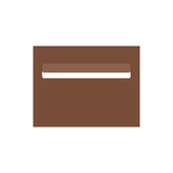 Corten Powder-Coated Aluminium Letterbox Faceplate 290 x 220 with 240 Slot