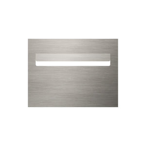 Marine Grade Brushed Stainless Steel Letterbox Faceplate 290 x 220 with 240 Slot (Laser Etched)